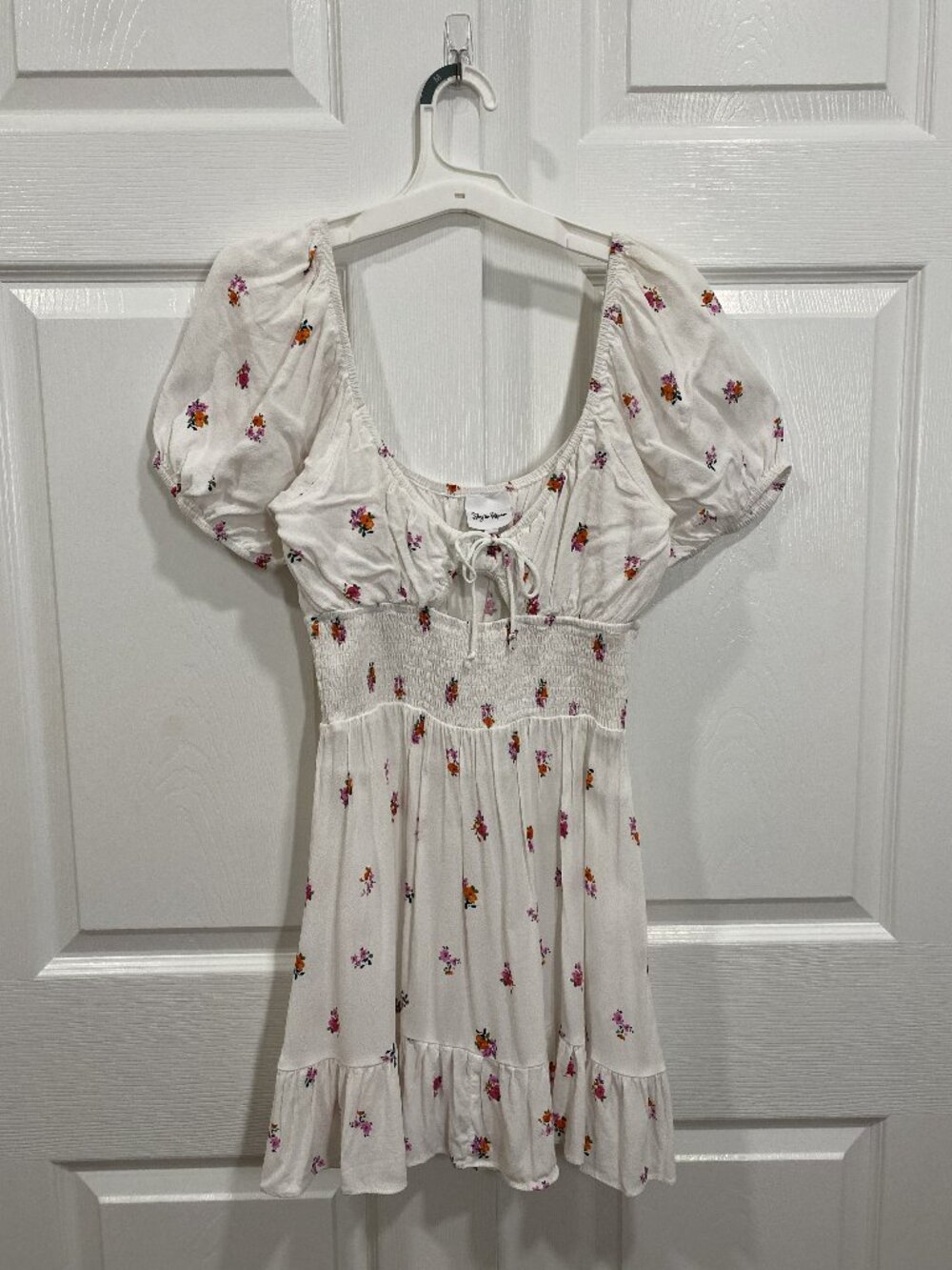 White Floral Sundress